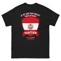 Thumbnail for T-shirt Tahiti noir - imparfait mais tahitien