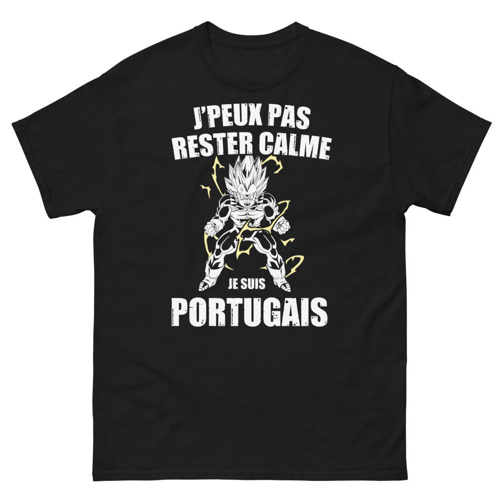 T-shirt - Je ne peux pas rester calme, je suis Portugais