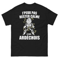 Thumbnail for T-shirt Ardèche noir - calme ardéchois