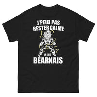 Thumbnail for T-shirt Béarnais noir - je ne peux pas rester calme