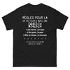 T-shirt Règles de Vie avec une Serbe - Humour et Authenticité