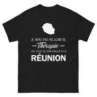 Thumbnail for T-shirt La Réunion noir - J'ai juste besoin d'aller à La Réunion