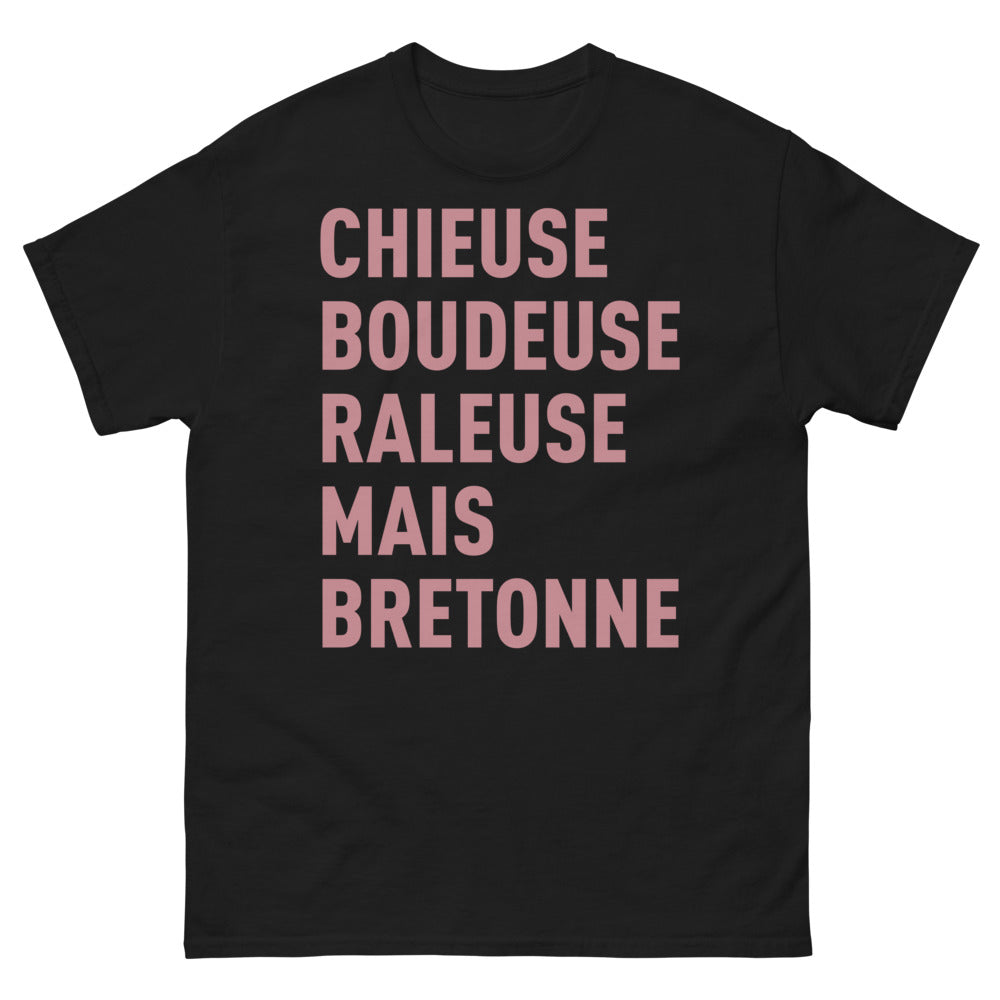 T-shirt Bretonne noir - Chieuse Boudeuse