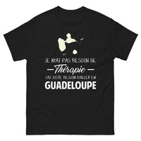 Thumbnail for T-shirt Guadeloupe noir - clin d'œil guadeloupéen