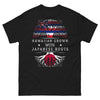 T-shirt Hawaii noir - Hawaiian roots et racines japonaises