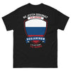 T-shirt Russie noir - clin d'œil russe