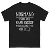T-shirt Normand noir - Beau Gosse Normand