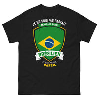 Thumbnail for T-shirt Brésilien noir - Je ne suis pas parfait mais je suis Brésilien