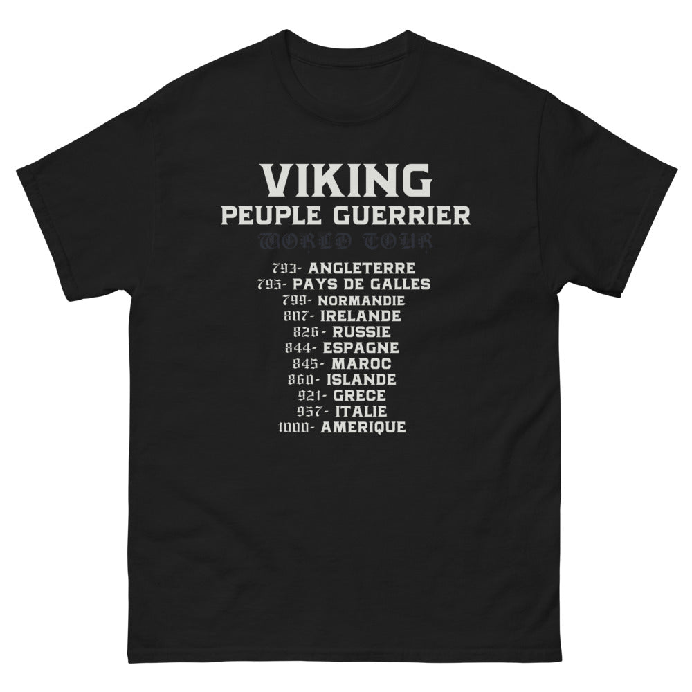 T-shirt Viking noir - Peuple guerrier