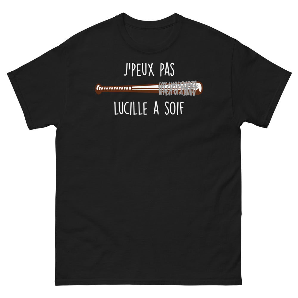 T-shirt Sicile noir - lucille a soif humour