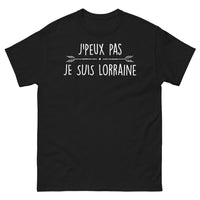 Thumbnail for T-shirt Lorraine noir - Je peux pas, Lorraine