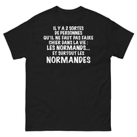Thumbnail for T-shirt Normandie noir - Ne pas énerver les Normands et Normandes