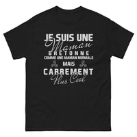 Thumbnail for T-shirt maman bretonne noir - maman bretonne plus cool