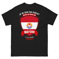 Thumbnail for T-shirt Maohi noir - Je ne suis pas parfait