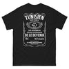T-shirt Tunisie noir face - Fierté tunisienne