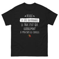 Thumbnail for T-shirt Aveyron noir - Désolé, je suis aveyronnais