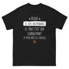 T-shirt Aveyron noir - Désolé, je suis aveyronnais