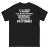 T-shirt Bretons et Bretonnes noir - Il y a 2 sortes de personnes