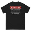 T-shirt Bourgogne noir - grande histoire sombre