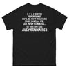 T-shirt aveyronnais noir - ne pas faire chier