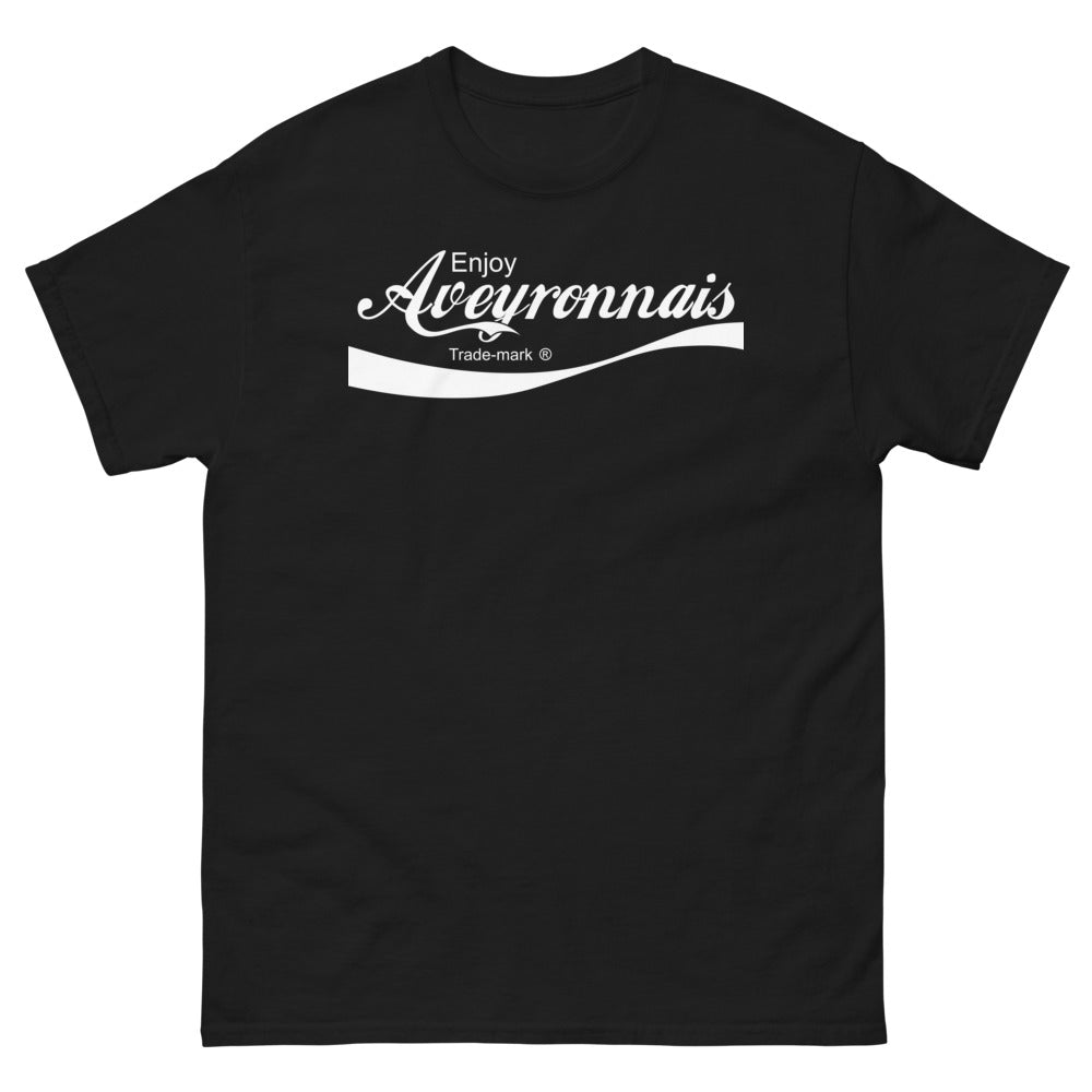T-shirt Aveyron noir - Enjoy Aveyronnais