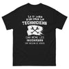 T-shirt Technicien noir - Le 8e jour, Dieu créa les techniciens
