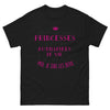 T-shirt Auxiliaire de Vie et Princesse noir - Certaines filles rêvent et servent avec style