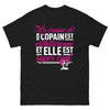 T-shirt esthéticienne noir - La copine de mon copain est esthéticienne et elle est super cool