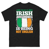 Thumbnail for T-shirt Irlande noir - clé de l'awesomeness irlandais