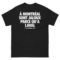 Thumbnail for T-shirt Laval noir - Pourquoi Montréal est jaloux de Laval