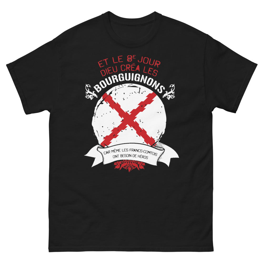 T-shirt Bourguignons noir - bataille épique