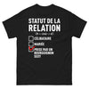 T-shirt Bourgogne noir - Statut de la relation