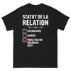 T-shirt Béarnais noir - Célibataire, Mariée, Pris par un Béarnais