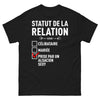 T-shirt Alsace noir - célibataire mariée ou prise par un Alsacien