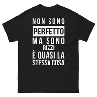 Thumbnail for T-shirt Humour Italien marine - Non sono perfetto ma Rizzi