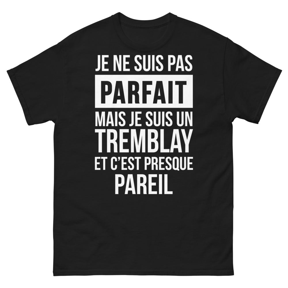T-shirt Tremblay noir - Presque pareil