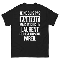 Thumbnail for T-shirt Laurent noir - Je ne suis pas parfait