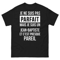 Thumbnail for T-shirt Jean-Baptiste noir - Je ne suis pas parfait