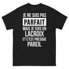 T-shirt Lacroix noir - je ne suis pas parfait