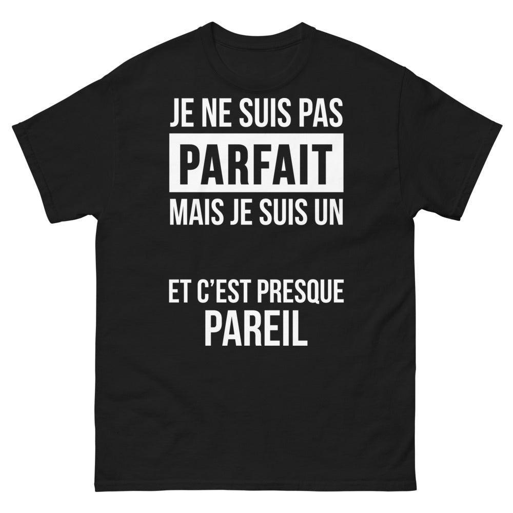 T-shirt Bretagne noir - pas parfait, mais Breton et fier
