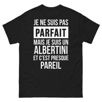 Thumbnail for T-shirt Albertini noir - je ne suis pas parfait