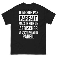 Thumbnail for T-shirt Aebischer noir - Je ne suis pas parfait