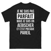 T-shirt Aebischer noir - Je ne suis pas parfait