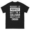 T-shirt Sullivan noir - Nobody's perfect, Sullivan pride