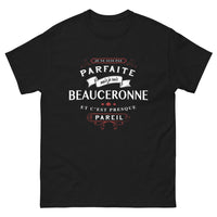 Thumbnail for T-shirt Beauceronne noir - pas parfaite, presque pareil
