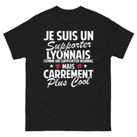 Thumbnail for T-shirt Lyonnais noir - supporter plus cool