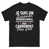 Thumbnail for T-shirt Ronbinsonnais noir - supporter plus cool