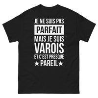 Thumbnail for T-shirt Var noir - Je ne suis pas parfait mais je suis Varois