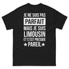 T-shirt Limousin noir - humour et fierté locale