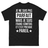T-shirt Franc-Comtois noir - humour et fierté régionale